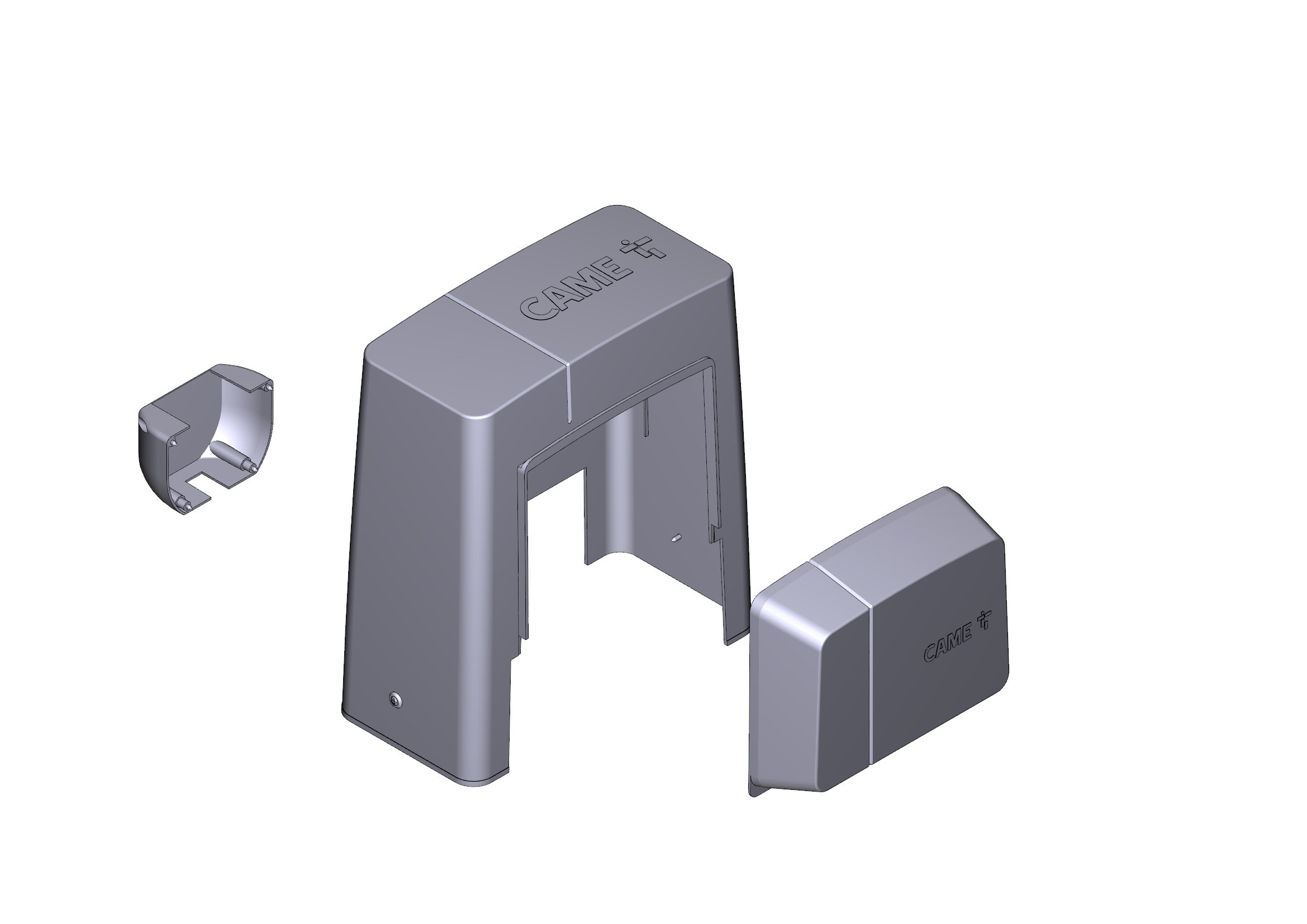 CAME SRL - CMC88001-0085 GRUPPO PLASTICHE BK LIGHT GREY RAL 7040