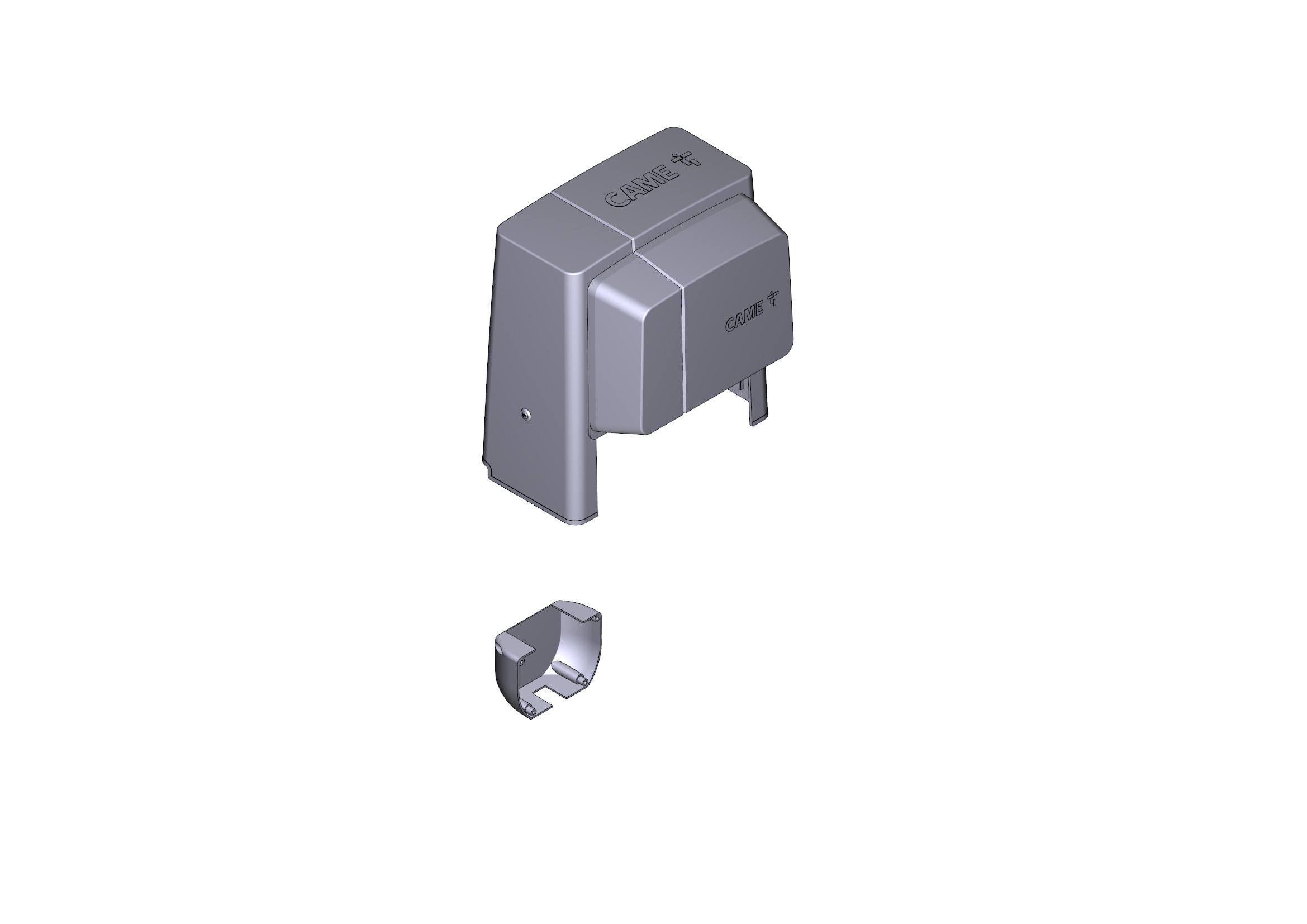 CAME SPA - CMC88001-0108 GRUPPO COVER BX DARK GREY RAL 7024