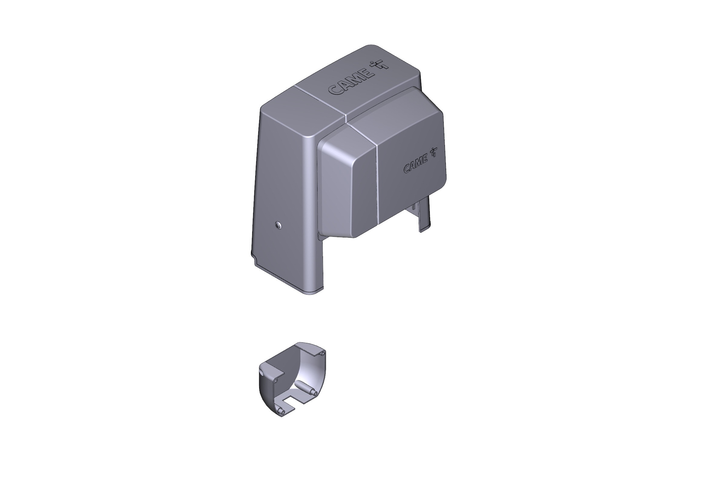 CAME SRL - CMC88001-0109 GRUPPO COVER BX LIGHT GREY RAL 7040