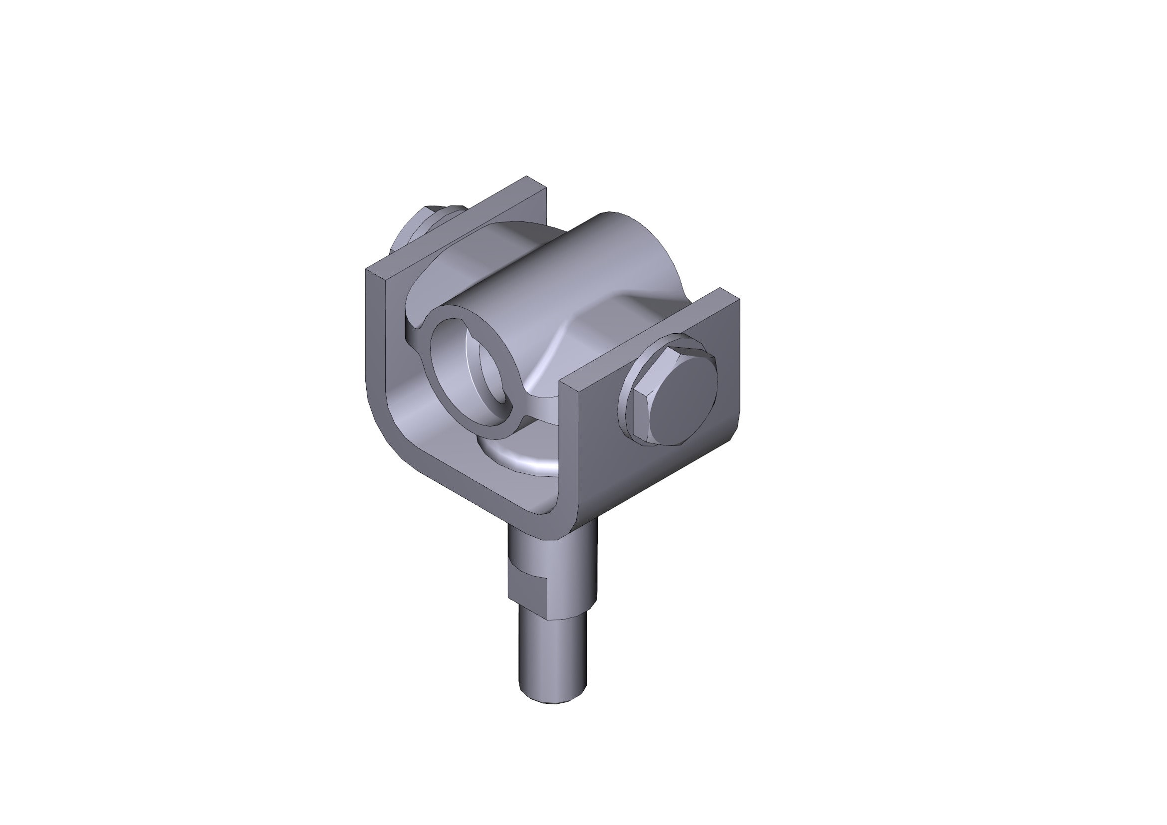 CAME SRL - CMC88001-0127 BOCCOLA MADREVITE+STAFFA SERIE AMICO