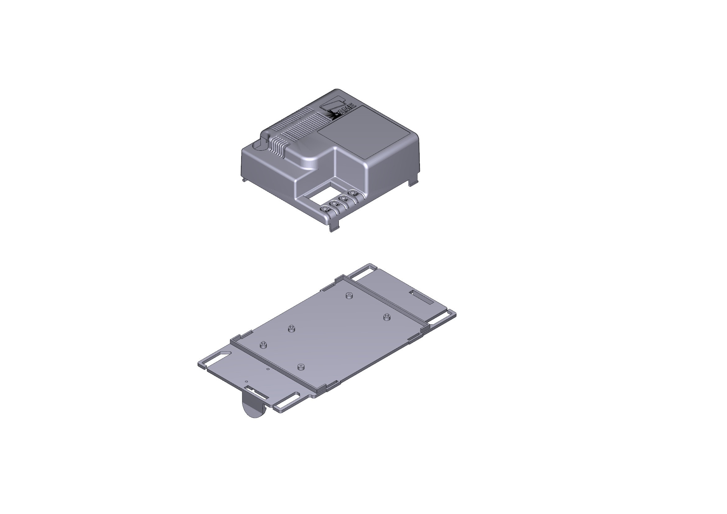 CAME SRL - CMC88001-0169 BASE E COPERCHIO SCHEDA SDN/BXV