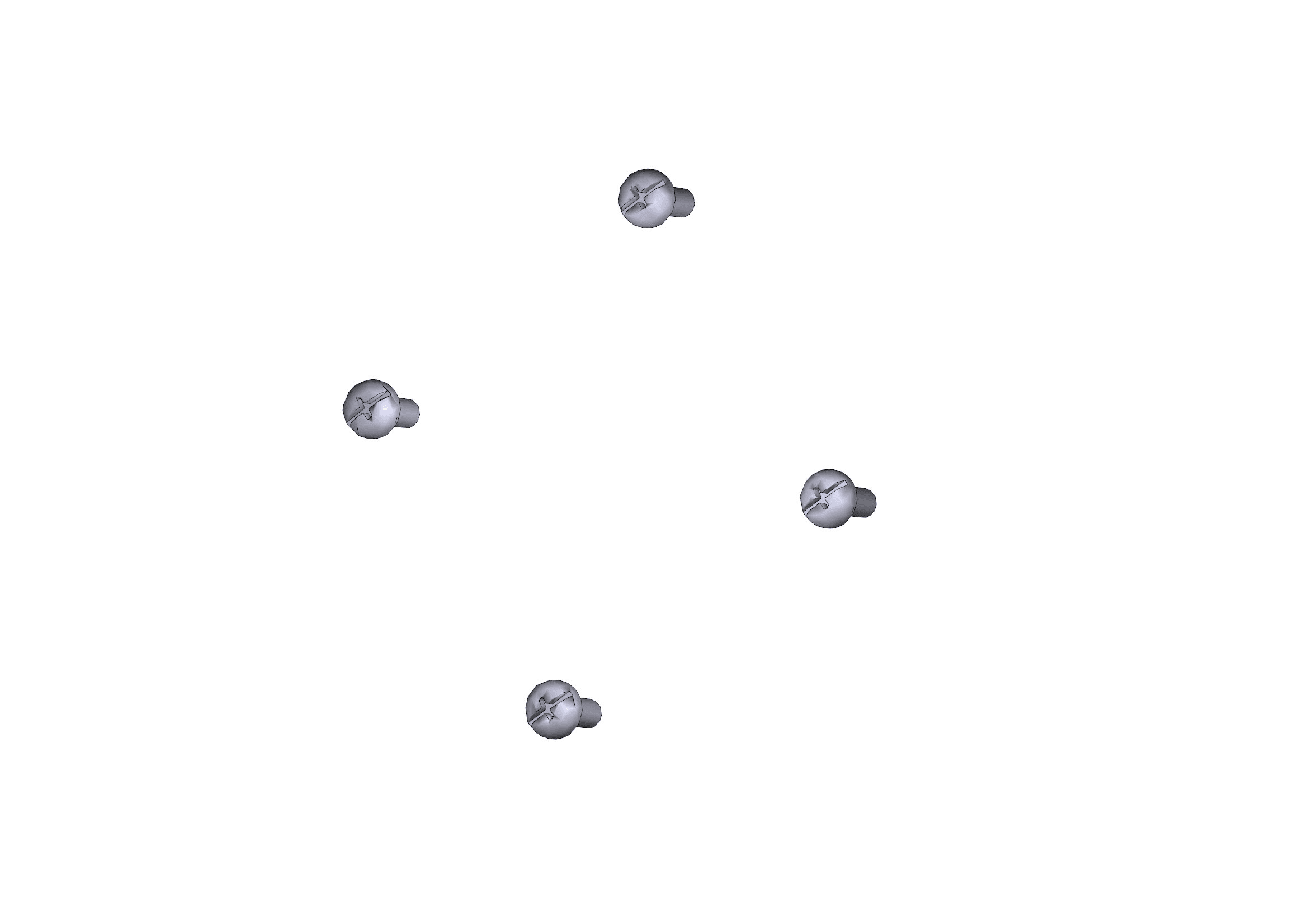 CAME SRL - CMC88003-0041 VITI PLASTICHE SNODO 20PZ