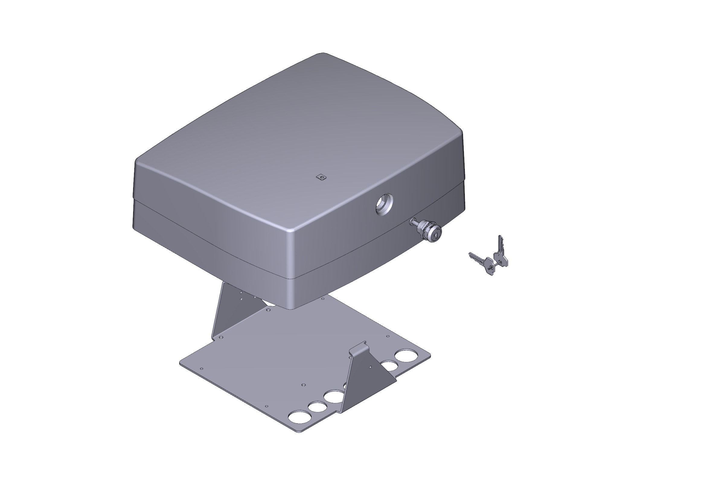 CAME SRL - CMC88003-0043 COPERCHIO-SERRATURA GPX40