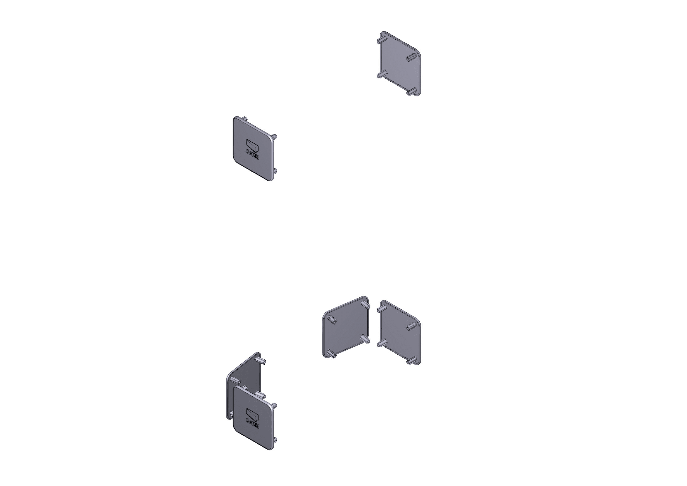 CAME SRL - CMC88003-0112 COPRIFORO ARMADIO G4000 G5000 G6000 5PZ