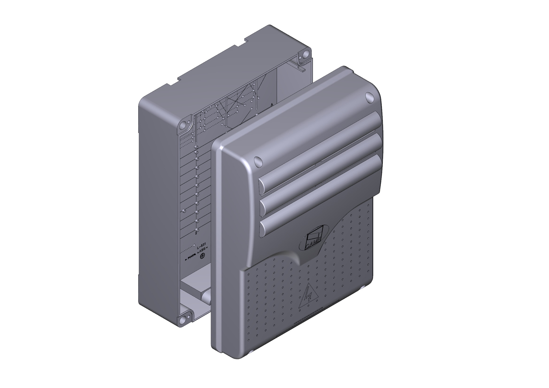 CAME SRL - CMC88006-0012 COPERCHIO+BASE COM. 240X320MM NON AREATO