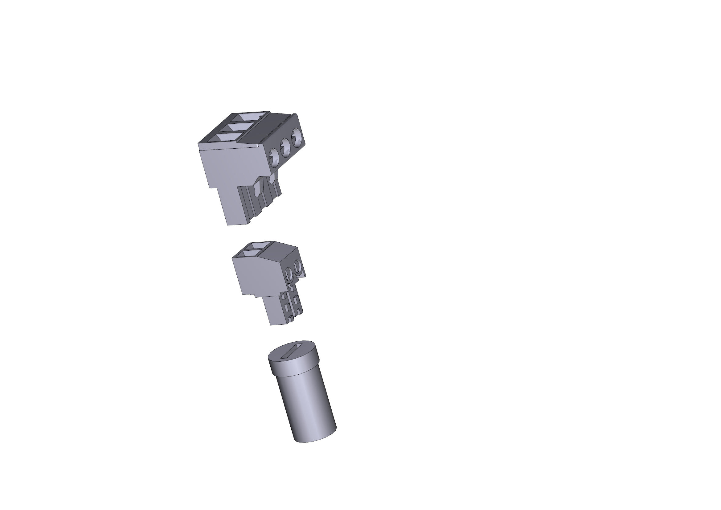 CAME SPA - CMC88006-0072 KIT MORSETTIERE NEUTRE CON CAPPUCCI FUSE