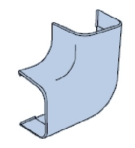 CANALPLAST - CANCONCP90 CURVA PIANA 90 B.9010