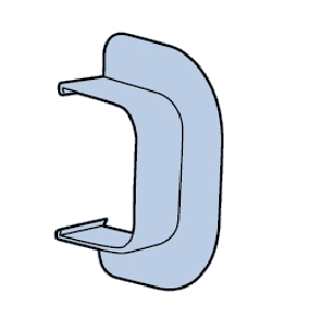 CANALPLAST - CANCONPAM70 PASSAGGIO A MURO 70 B.9010