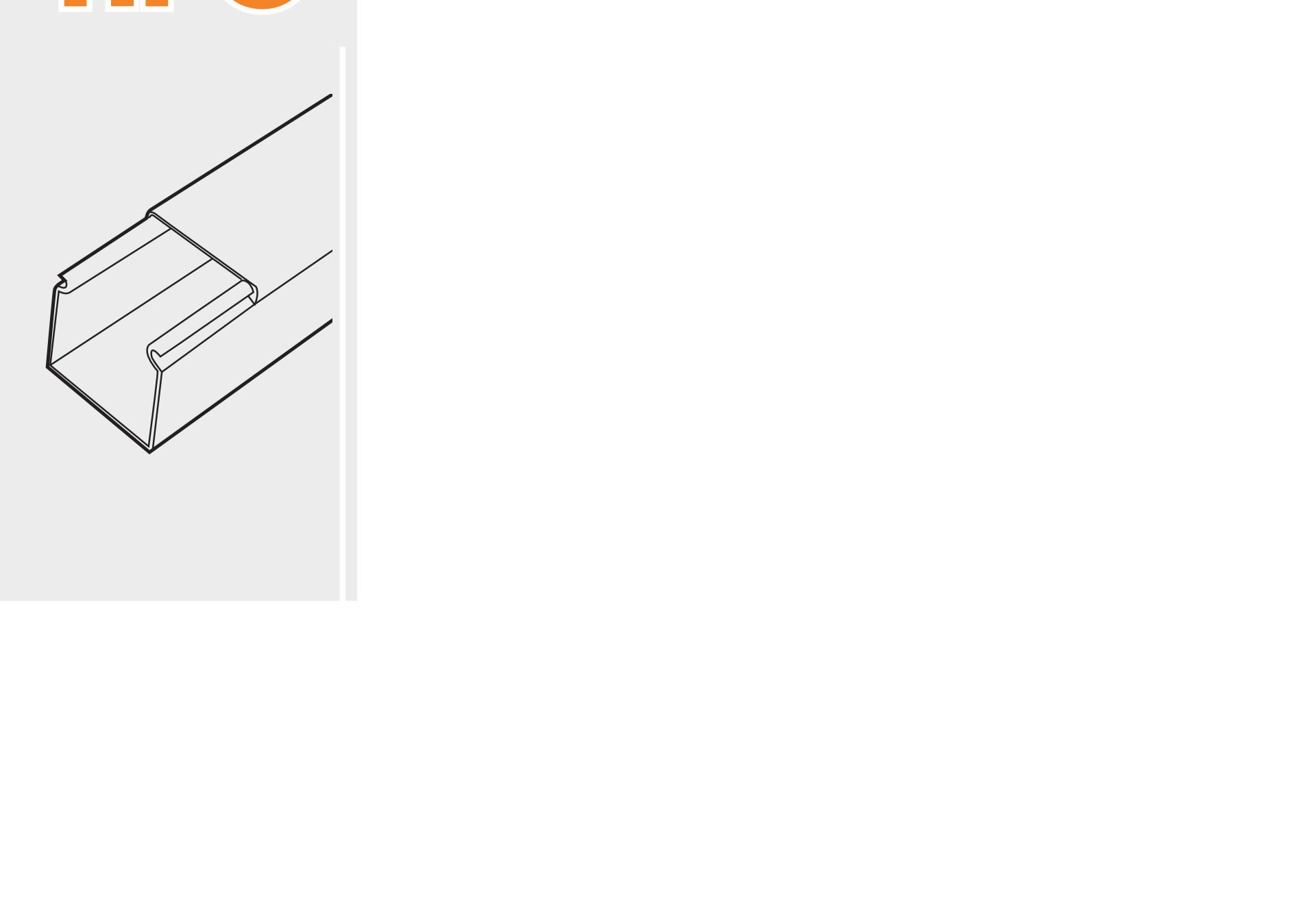 CANALPLAST - CANG12 CANALE G 80X80 CG