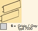 CANALPLAST - CANSMT121 COPERCHIETTO SMT120 L=5CM GRI
