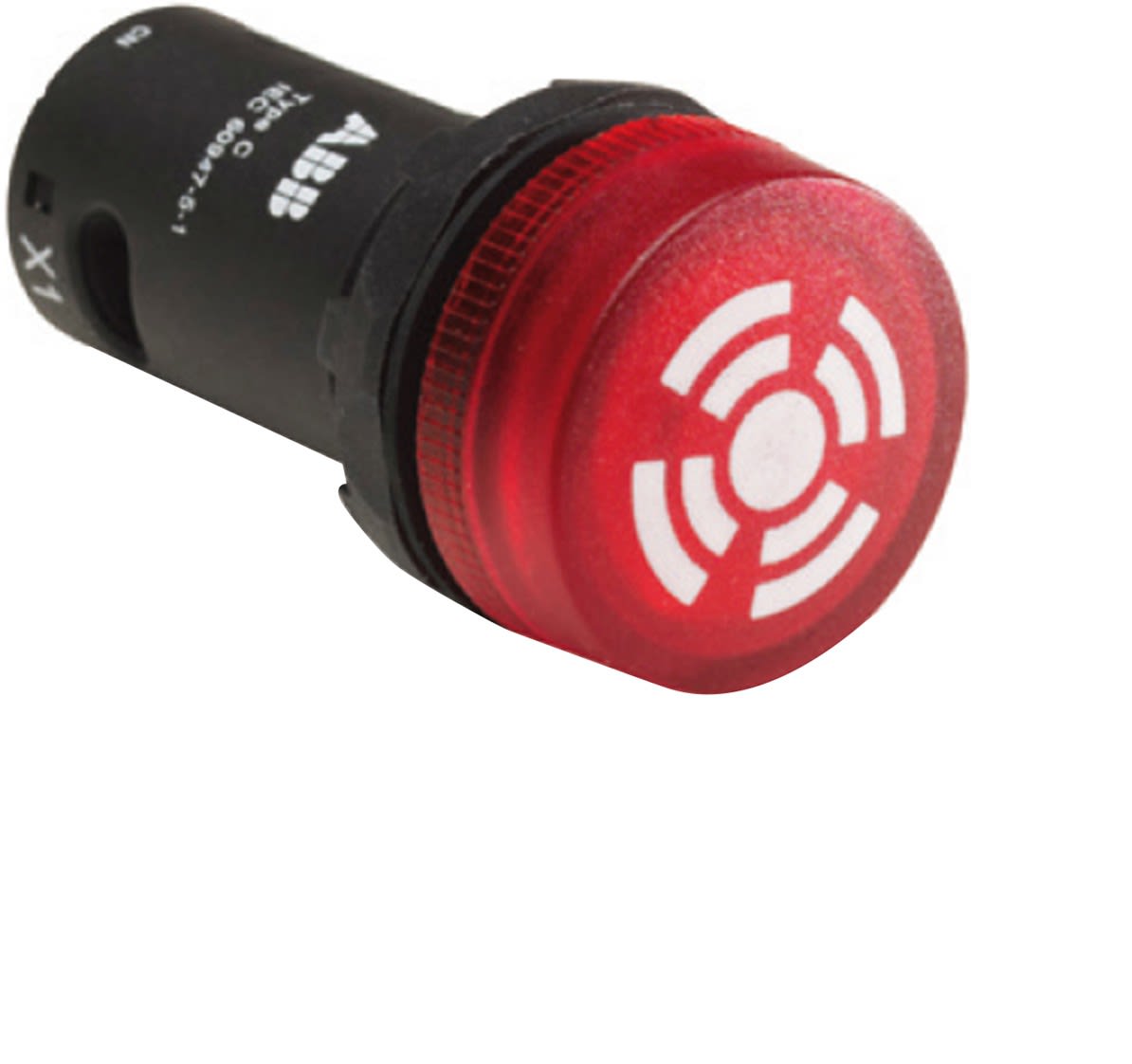 ABB SPA - ABBCB1612R CB1-612R BUZZER PULS,ROSSO,110-130VC.C.