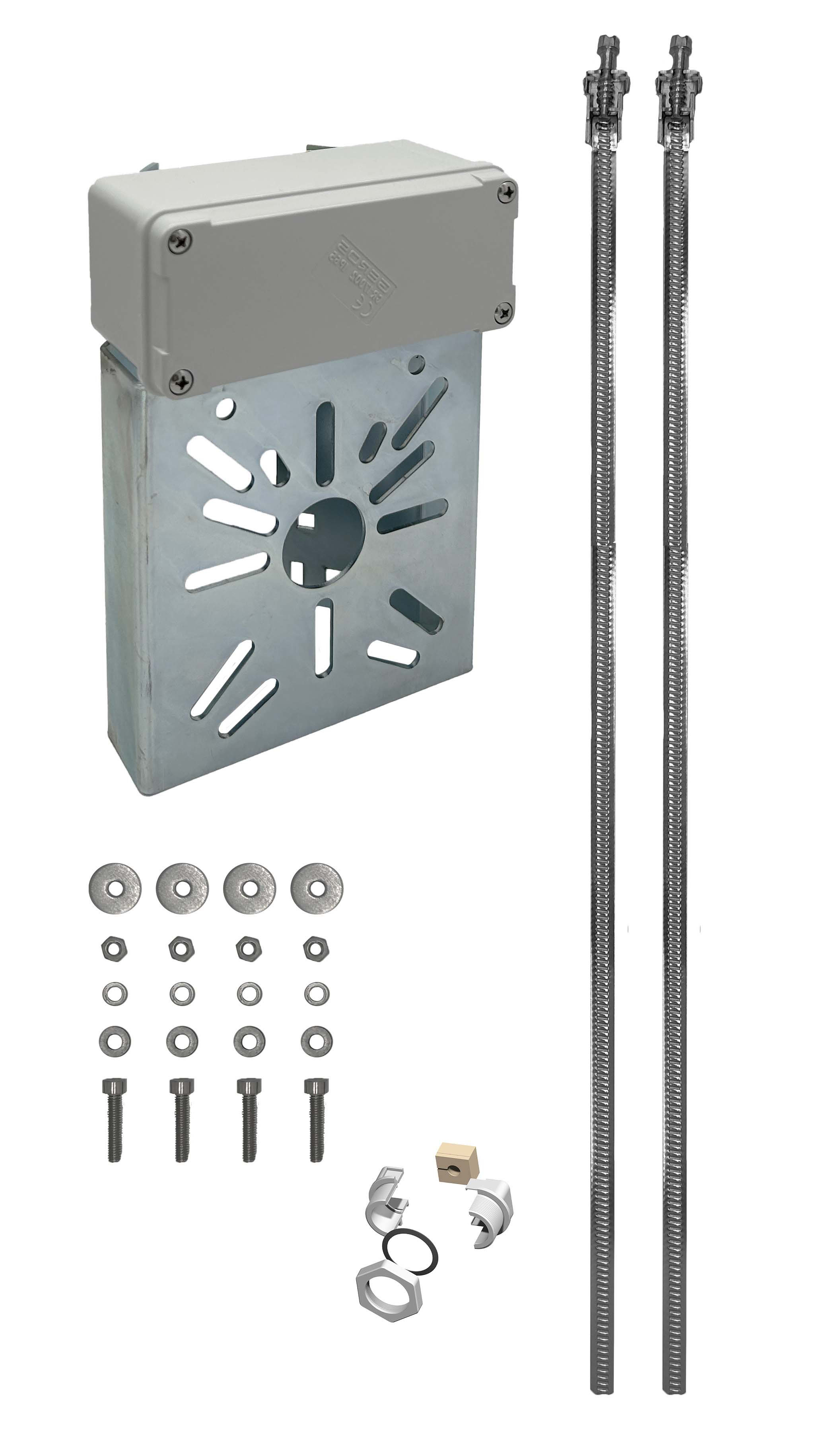 UNIERRE SRL-UNISTAB - URRCB3412FZ STAFFA ACCZG BOXPVC55IP65 2FA PALID60