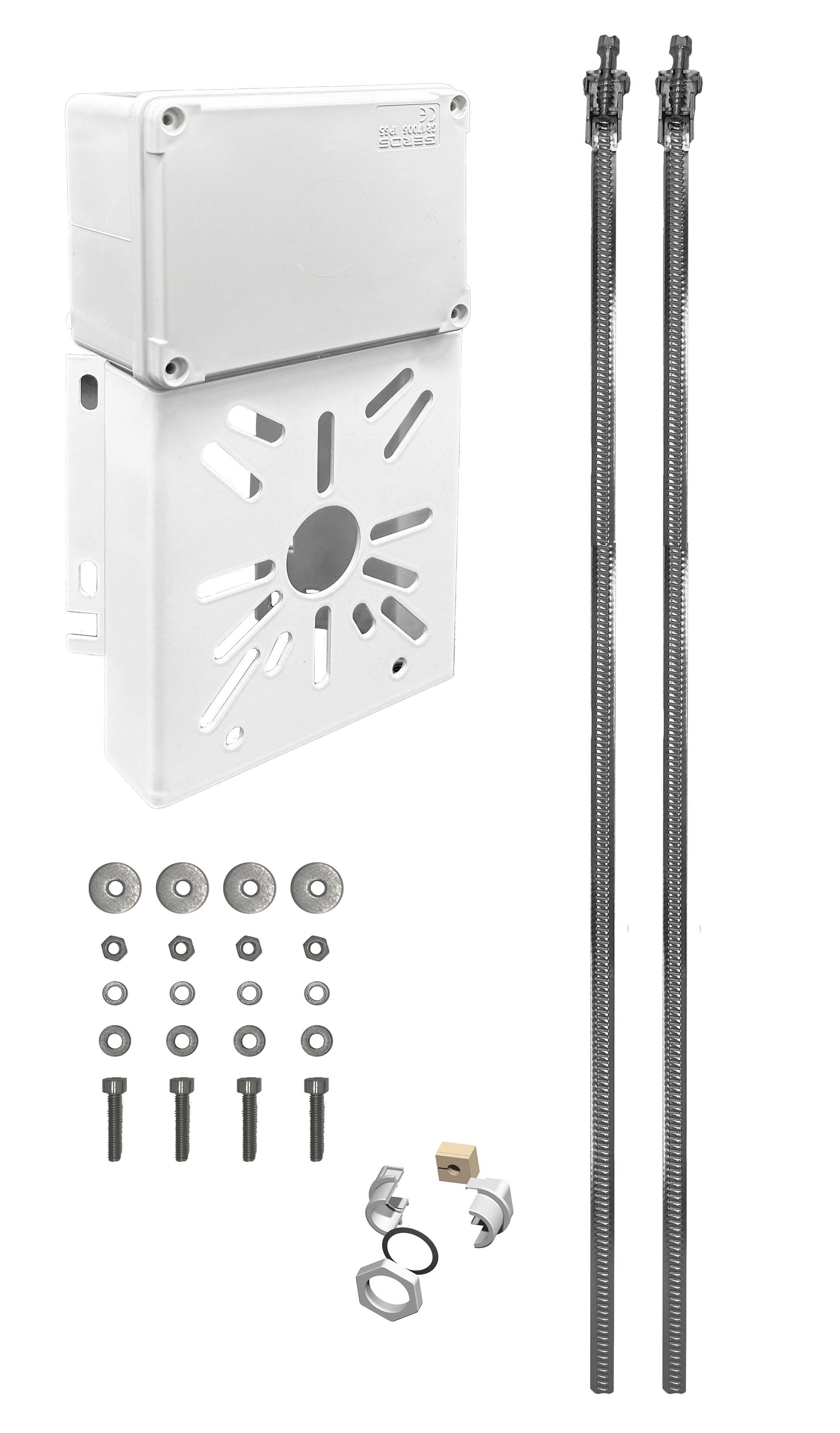 UNIERRE SRL-UNISTAB - URRCB3516FB STAFFA ACCZG BI BOXPVC90IP65 2F PALID80/