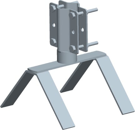 C.B.D. - CBDA042100 CAVALLETTO VENETO ZINCATO A FUOCO