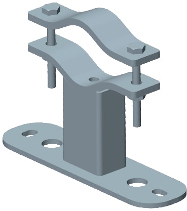 C.B.D. - CBDA055302 ZANCA 5CM EMILIA Z.F. 250X70X6MM