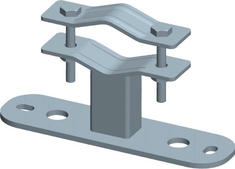 C.B.D. - CBDA055305E ZANCA 5CM ELETTROLITICA 210X60X5MM