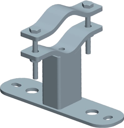 C.B.D. - CBDA055401 ZANCA 20CM VERTICALE Z.F.250X70X6MM