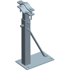 C.B.D. - CBDA057700 ZANCA TELESCOPICA C/PIASTRA 25X15CM