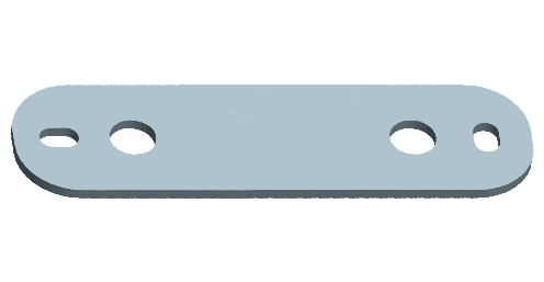 C.B.D. - CBDA057800 CONTROPIASTRA 250X70X6MM ZINC.FUOCO