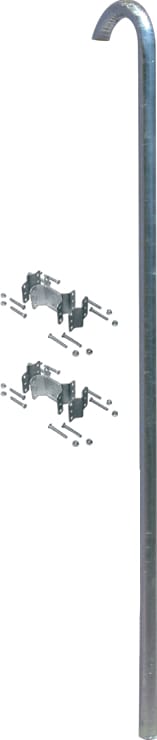 C.B.D. - CBDA139400 PALO CURVO MT2 C/KIT FISSAGGIO