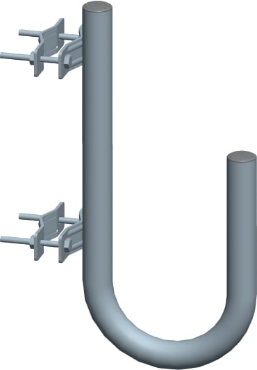 C.B.D. - CBDA801405 SUPP.PAR.CURVO 180 TUBO D.40X1,4MM