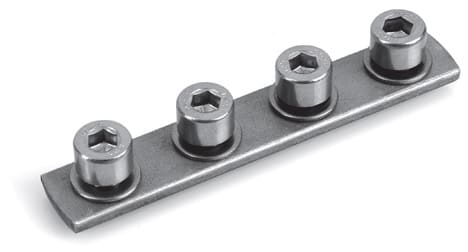 C.B.D. - CBDS083004 PIASTRA INOX UNIONE PROFILI+VITERIA