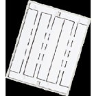CABUR SRL - CBRST105W ST105W STRISCIA 6 MOD. 105X15