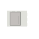 CABUR SRL - CBRTAP4090AW TARGA IDQ PVC ADESIVA FLAT BIANCA 40X90
