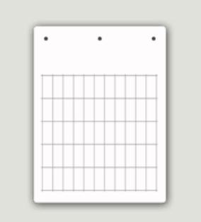 CABUR SRL - CBRTAP209AW TESSERA PVC ADESIVA FLAT BIANCA 9X20 MM