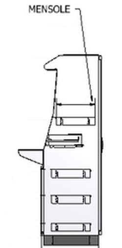 CEB S.P.A. - CBSMF66BL MF66BL MENSOLA REGOLABILE ABL DA 600