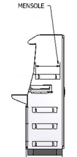CEB S.P.A. - CBSMF66BL MF66BL MENSOLA REGOLABILE ABL DA 600