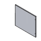 CEB S.P.A. - CBSPCX608H PCX608H PANNELLO CIECO INOX HMXMT 800X60