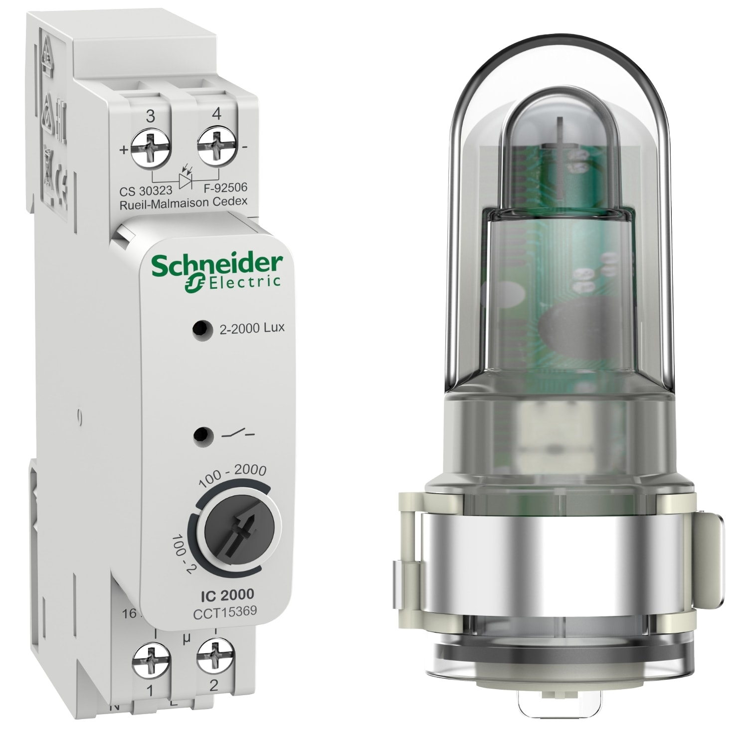 SCHNEIDER ELECTRIC - SNRCCT15369 CREPUSCOLARE IC2000 1 CAN. FOT. ESTERNO