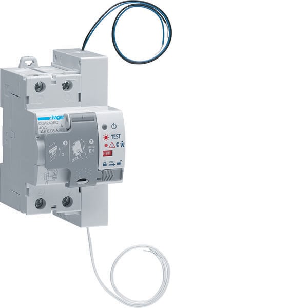 HAGER - HAGCDA240SC INT.DIFF. RIARMO AUT. 2P 40A 30MA A 3M