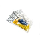 CEMBRE SPA - CEM17490-H SEGNACAVO SM-24 SNAP SU SUPPORTO, PER CAVI DI DIAMETRO 15-19mm E SEZIONE 70-120mmq, GIALLO, CON STAMPA NERA LETTERA "H", SACCHETTO