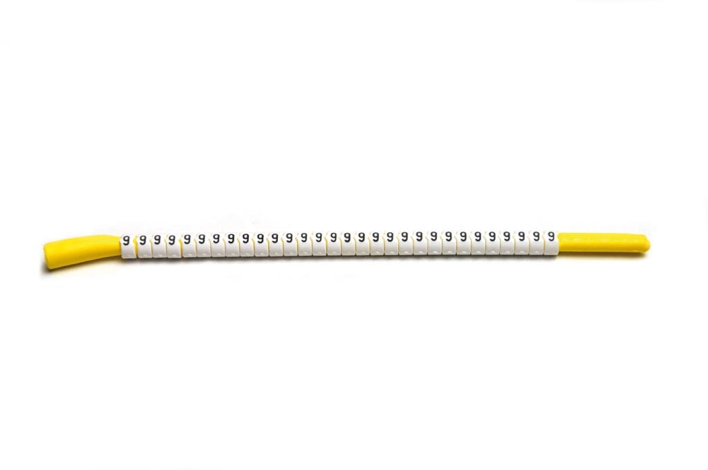 CEMBRE SPA - CEM17950-9 SEGNACAVO SNAP SM-12 =4,5-6 BIANCO SIGL