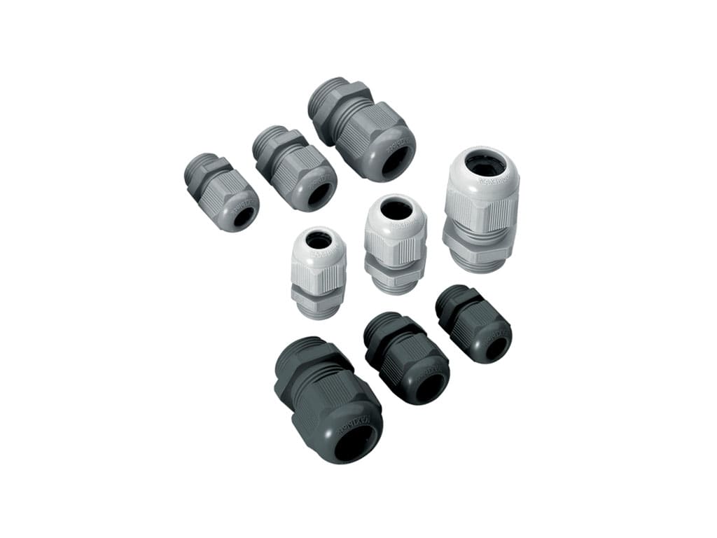 CEMBRE SPA - CEM1901.M12 PRES.PA6.6 FIL.LUNGO IP68 M12X1,5 GRIGIO