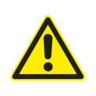 CEMBRE SPA - CEM200001-BULK ETICHETTA ADESIVA DI AVVERTIMENTO WS-AD, SIMBOLO PERICOLO GENERICO