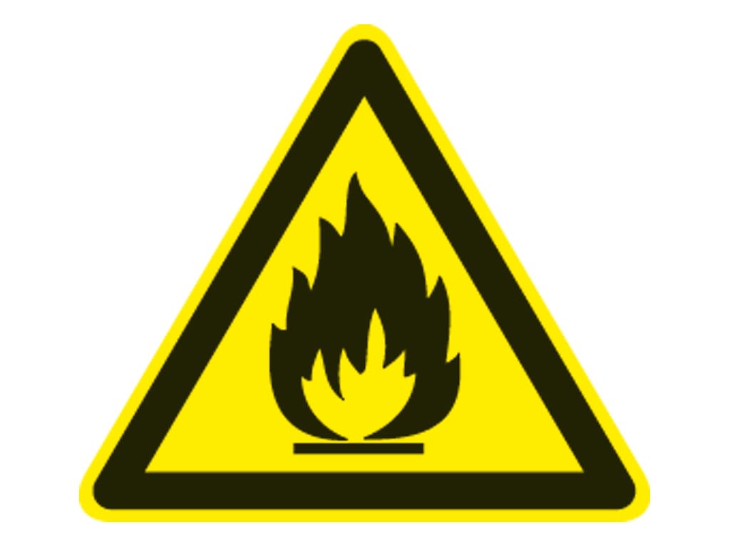 CEMBRE SPA - CEM200802 ETICH.AVVER.WS-FM-MATER.INFIAMMABILI- 50