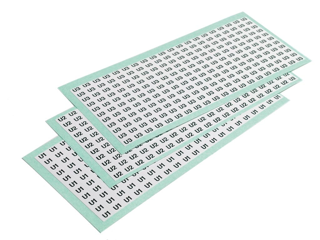 CEMBRE SPA - CEM25109-26 STRISCE SEGNACAVO ANS 8X65 MM. SIGLA 26