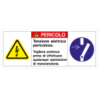 CEMBRE SPA - CEM2613500-GB ETICH.VS-I135 PER IMP.ELETTR.62X155 INGL