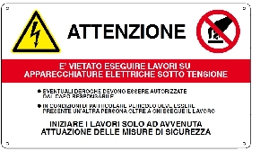 CEMBRE SPA - CEM268000 ETICH.VS-I80 PER IMP.ELETTR.70X120