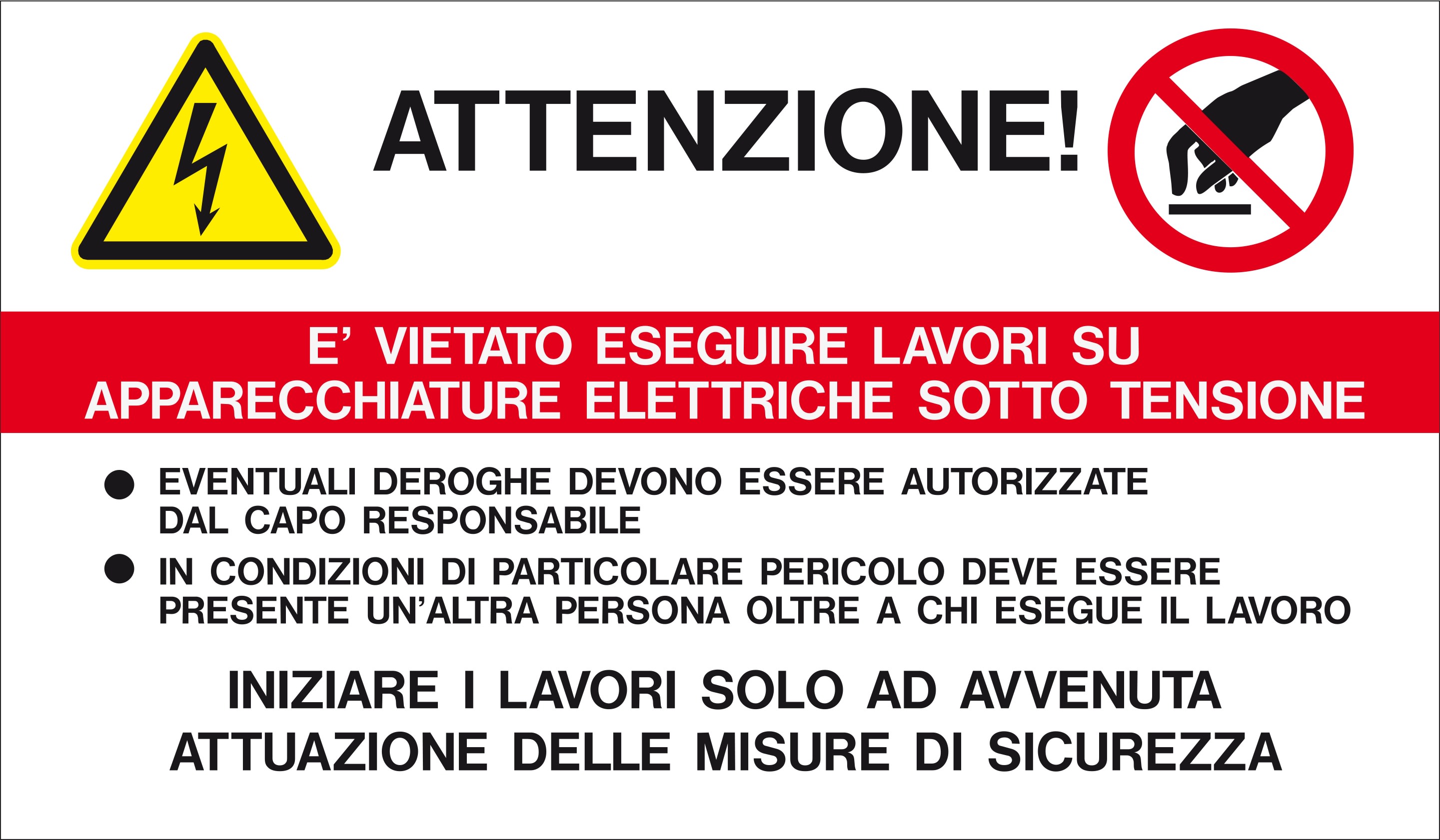CEMBRE SPA - CEM268000-E ETICH.VS-I80 PER IMP.ELETTR.70X120 SPAGN