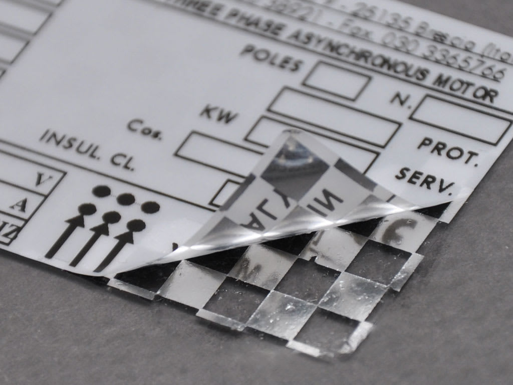 CEMBRE SPA - CEM29802 ETICH.DI SICUREZZA MG-SAT-C GRIGIO 37X74