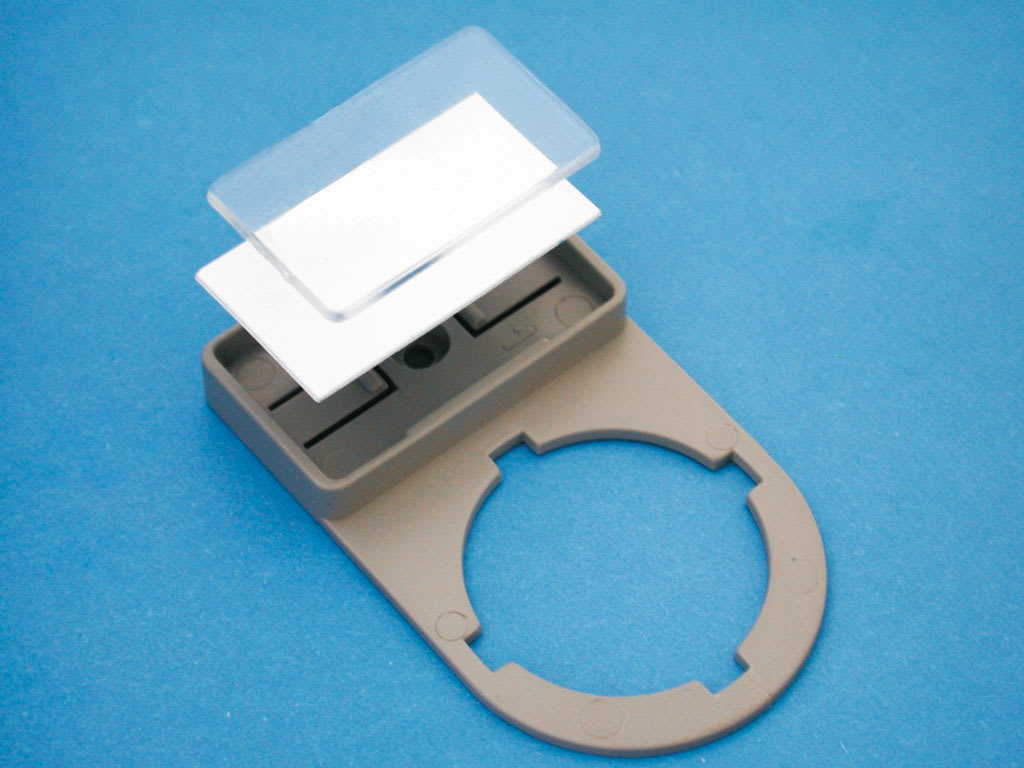 CEMBRE SPA - CEM34802 PORTA-TARGA PTPO-22 PER PULSANTI 17X30 M