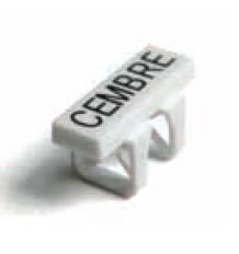 CEMBRE SPA - CEM40190 TAR.SEGNAC.MG-TDM-01 4X12MM.BIANCO 6 STE