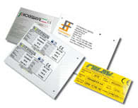 CEMBRE SPA - CEM48914 TARGA RIVETT. 4MM MG-VRT-RH BIANCO 25X1