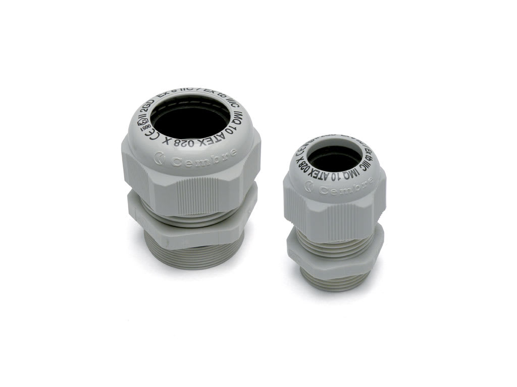 CEMBRE SPA - CEM4901.M32 PRESSAC. ATEX PA6.6 IP65 M32 GRIG.FIL.LU