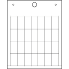 CEMBRE SPA - CEM49197 TARGHETTA ADESIVA PER COMPONENTI, PREFUSTELLATA, IN PVC RIGIDO, 9x50mm, BIANCO PVC10050WH