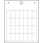 CEMBRE SPA - CEM49493 TARGH.MG-TAA ADES.BIANCA 8X17 X COMPONEN